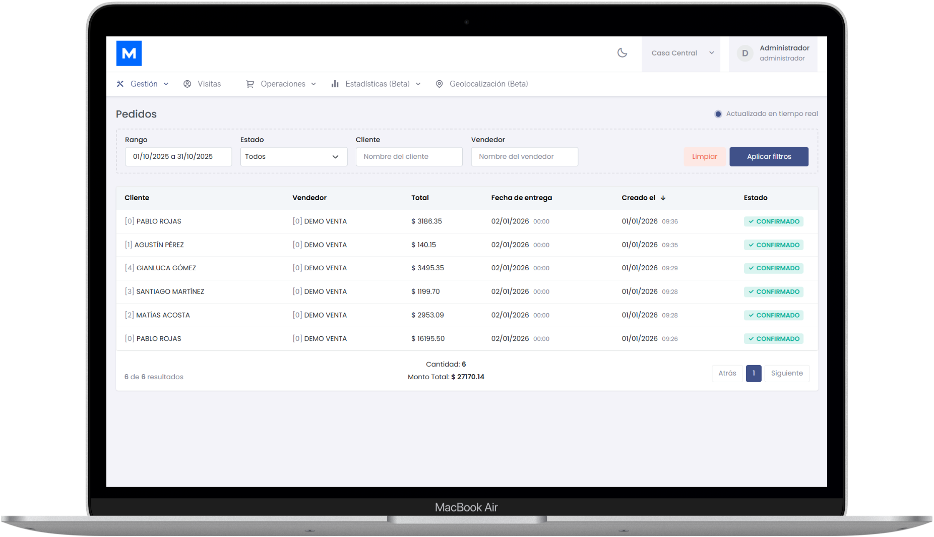 App MeridianoSoft